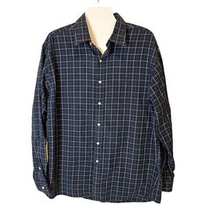 Ralph Lauren Polo Mens Plaid Casual Button Down Shirt Size Large